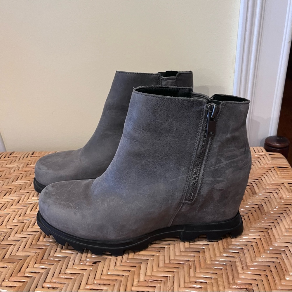Sorel Joan of Arctic Wedge Zip Size 10